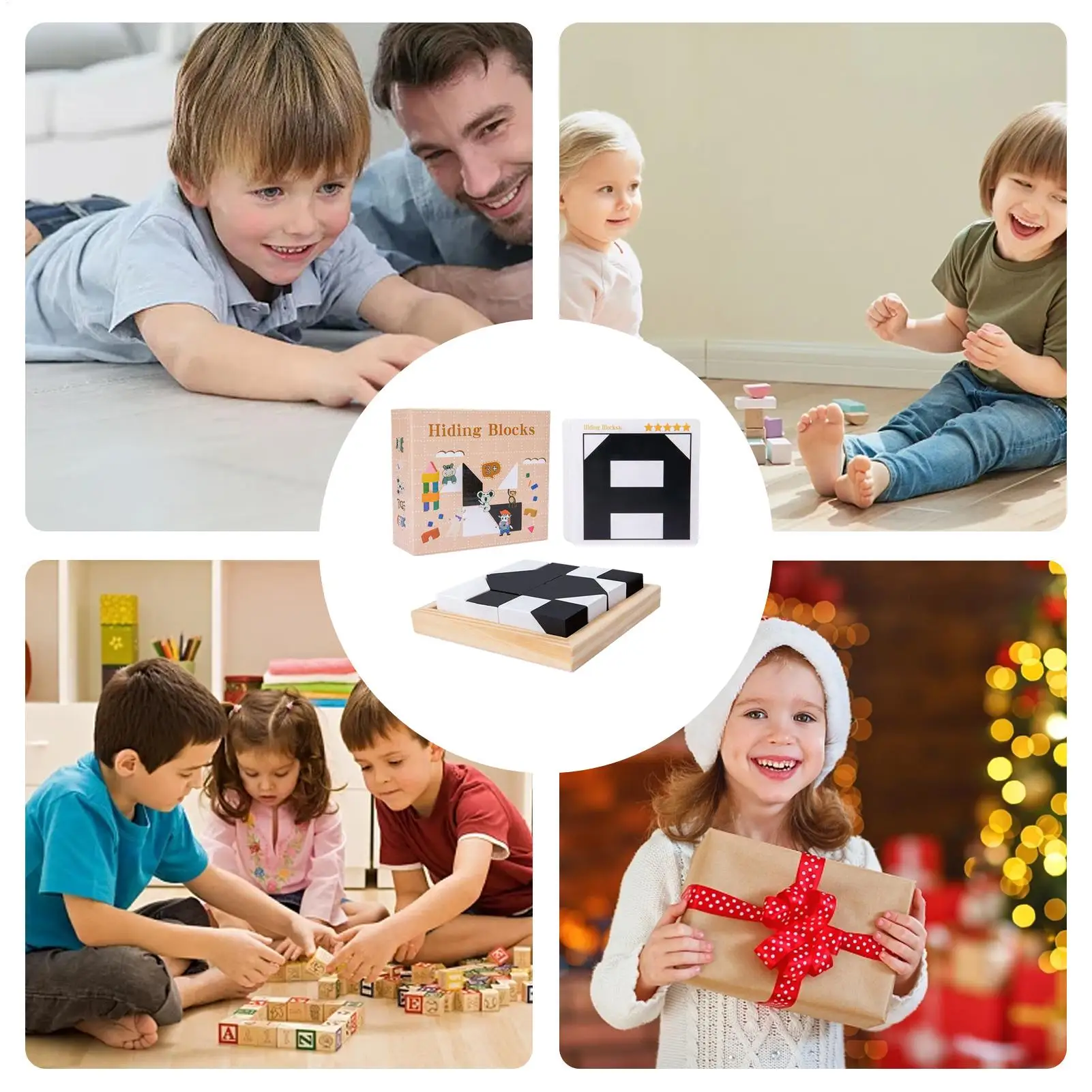 كتلة لغز الخشب دعابة الدماغ لعبة دعابة الدماغ الألغاز للمنزل السفر المدرسة حفلة الفصول الدراسية للأطفال المراهقين غرفة اللعب المنزلية