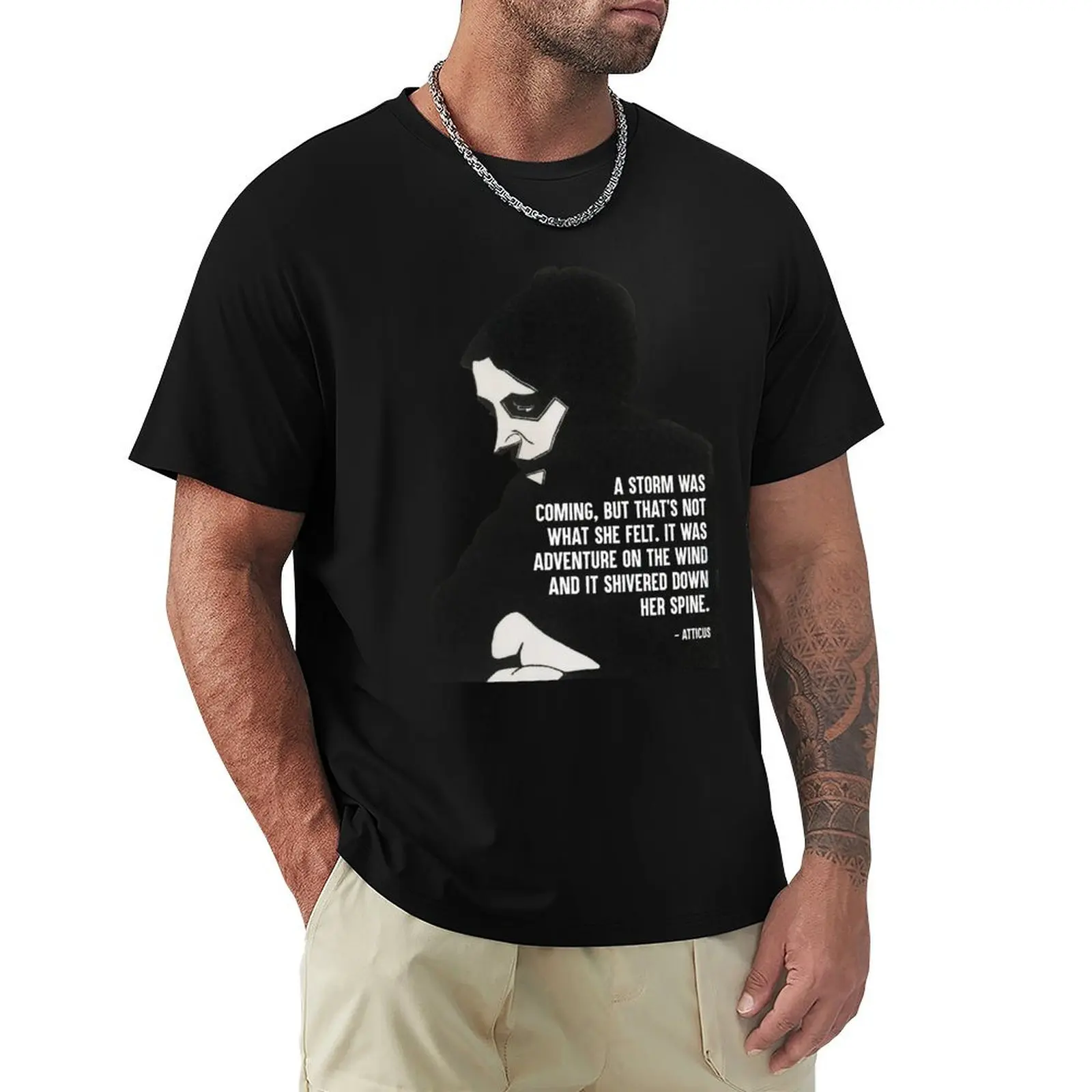 To Kill A Mockingbird - Atticus Finch Movie Poster T-Shirt Labor Work Casual T-Shirt
