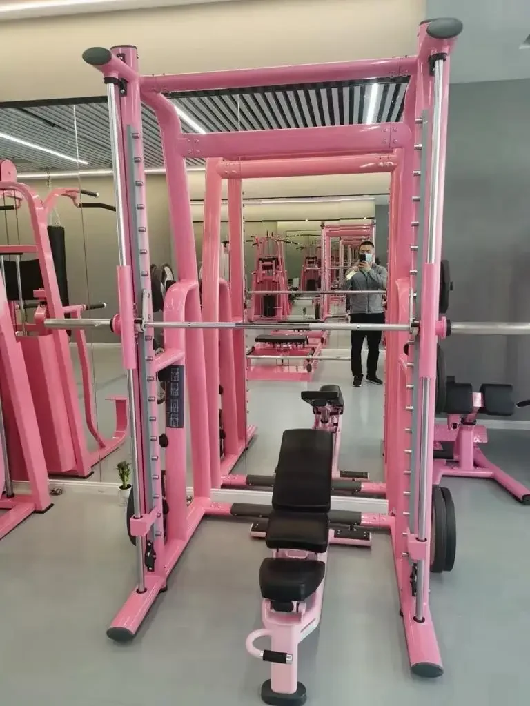 ForGym Body Strong Equipment Cable pequeño Crossover entrenador multifunción máquinas de gimnasio rosas para ejercicio de gimnasio femenino Fts Glide