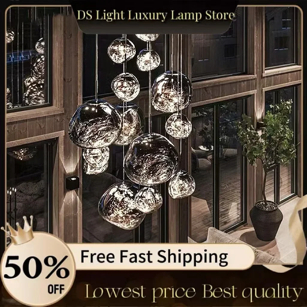 

Nordic LED PVC Pendant Light Lava Home Decoration Bedroom Living Room Pendant Lamp Dining Room Hanging Lamp Indoor Lighting