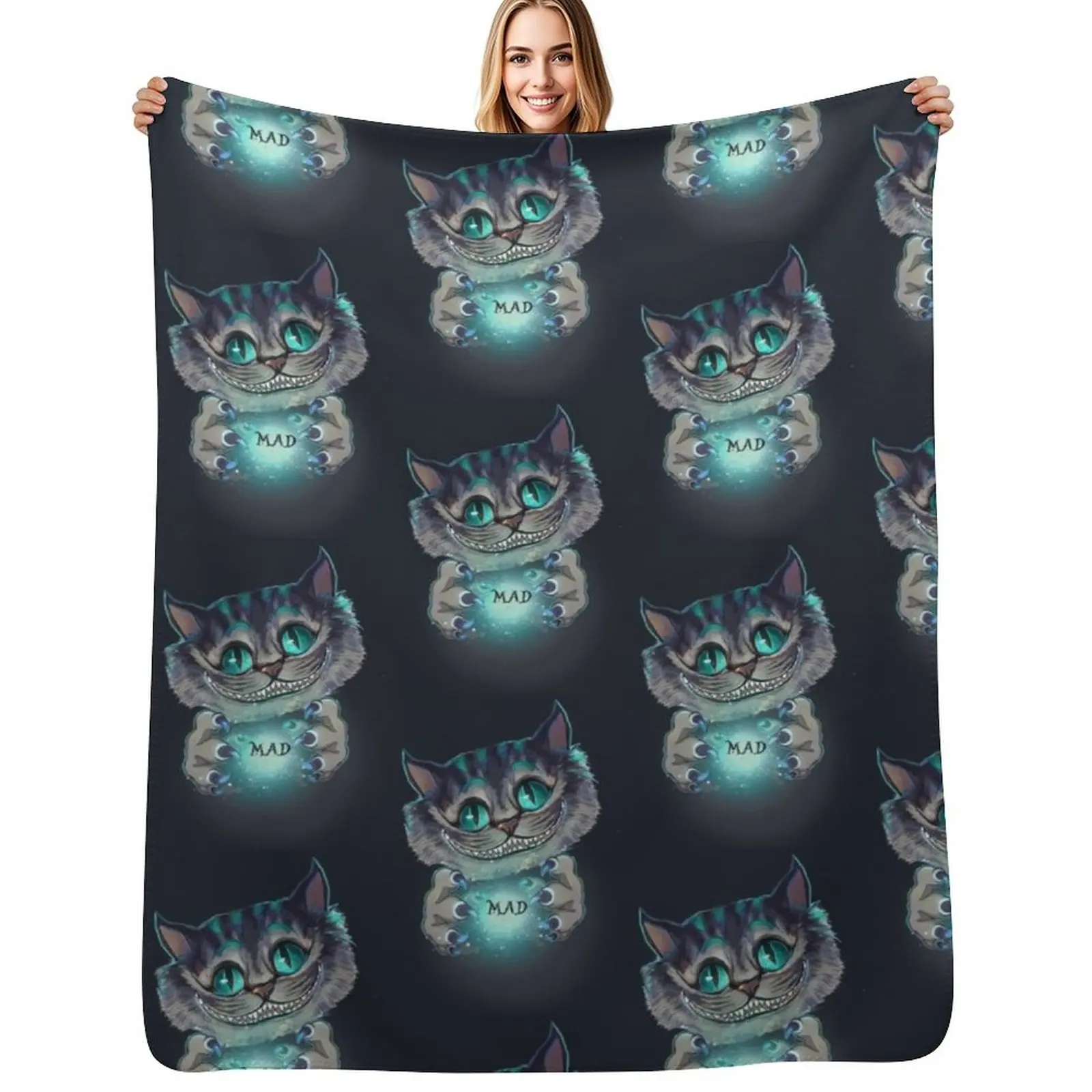 Mad? Throw Blanket Plush Fuzzy Cozy Blanket for Couch Sofa