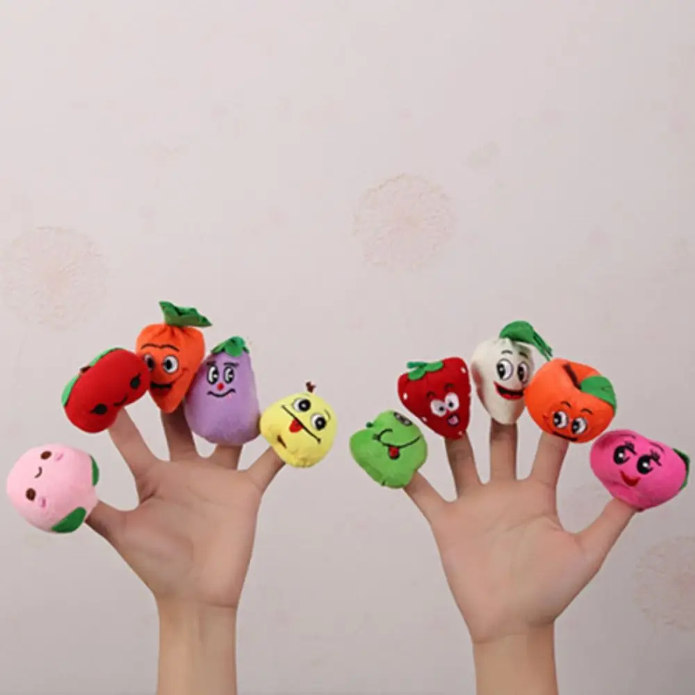 Educational Toy Mini Animal Hand Puppet Sea Animals Montessori Doll Finger Puppet Toy Set Starfish Narrating