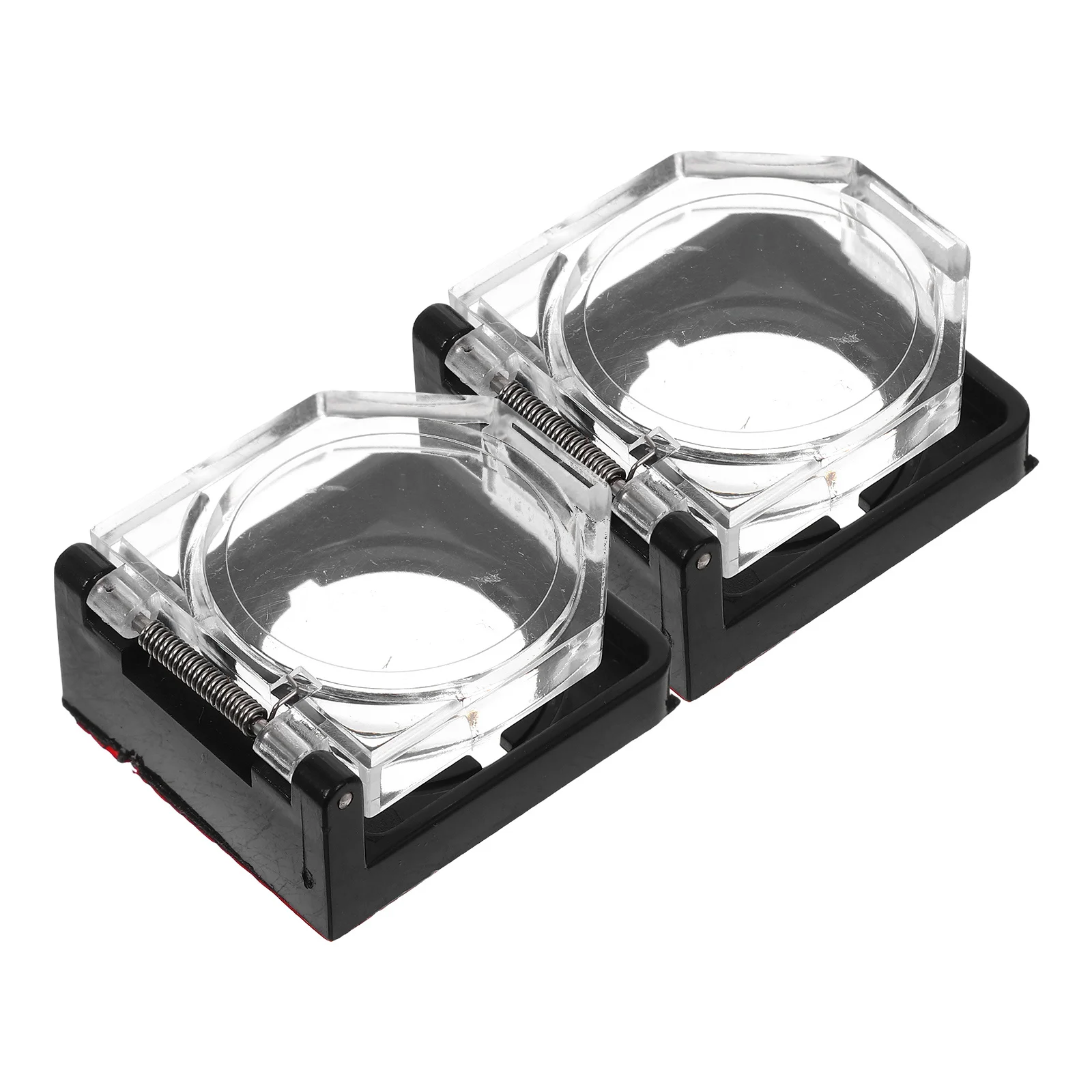 

2pcs Power Button Cover 22Mm Transparent Plastic Push Button Protector Self-Adhesive Dustproof Waterproof Guard For Pc Desktop