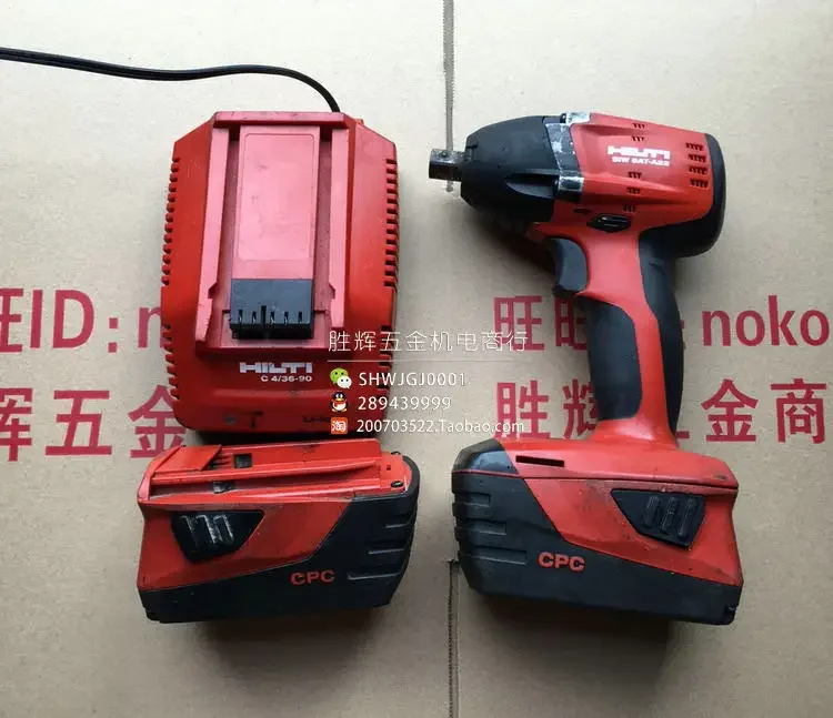 Used Hilti 21.6V lithium battery rechargeable brushless impact screwdriver/wrench SID 18A /SIW 18A