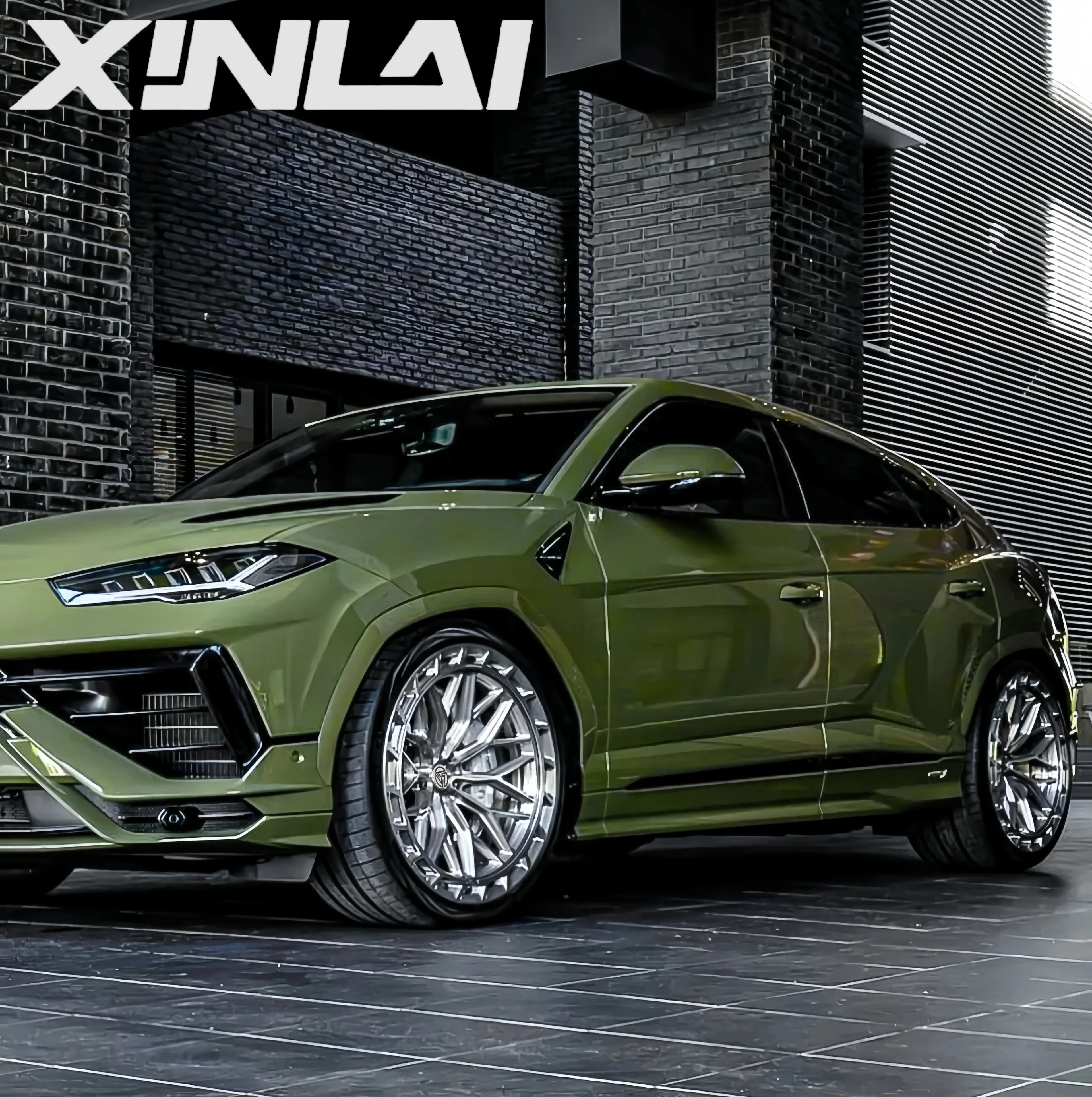 XINL personalizado pulido profundo cóncavo labio profundo 5x120 5x112 5x114,3 18 19 20 21 22 pulgadas ruedas forjadas de 2 piezas para Benz Audi BMW