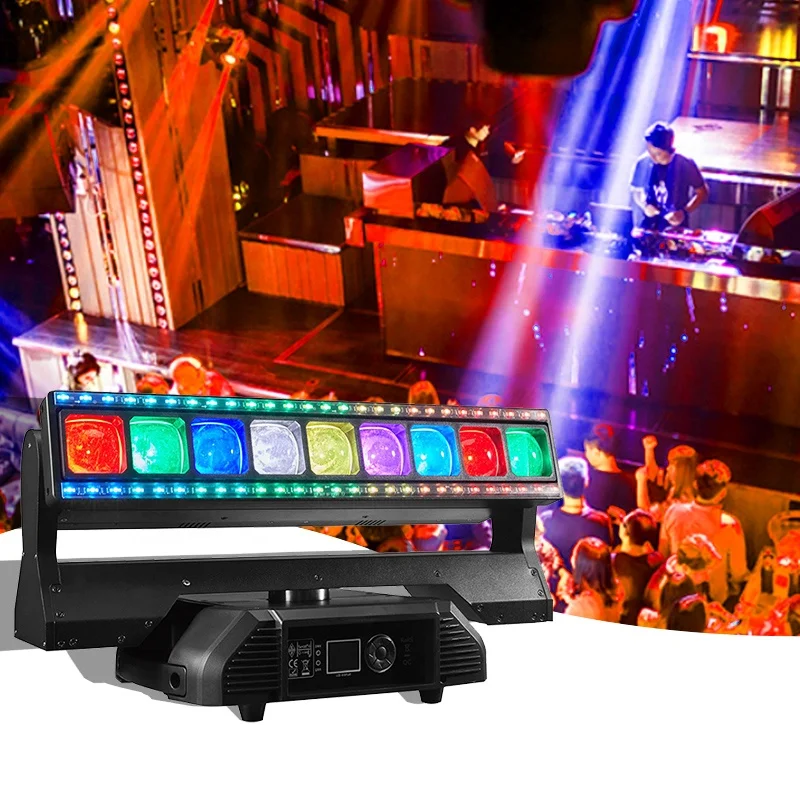 Professional Stage Lighting 9x40w Zoom Beam Bar Disco Dj Party LED Moving Head Stage Lights