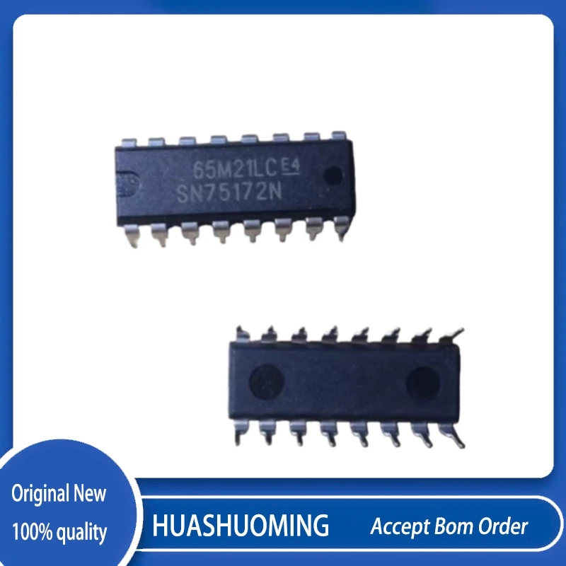 10Pcs/Lot   New  MAX743CPE   MAX743CP   SN75173N   SN75173   SN75172N  SN75172 DIP-16