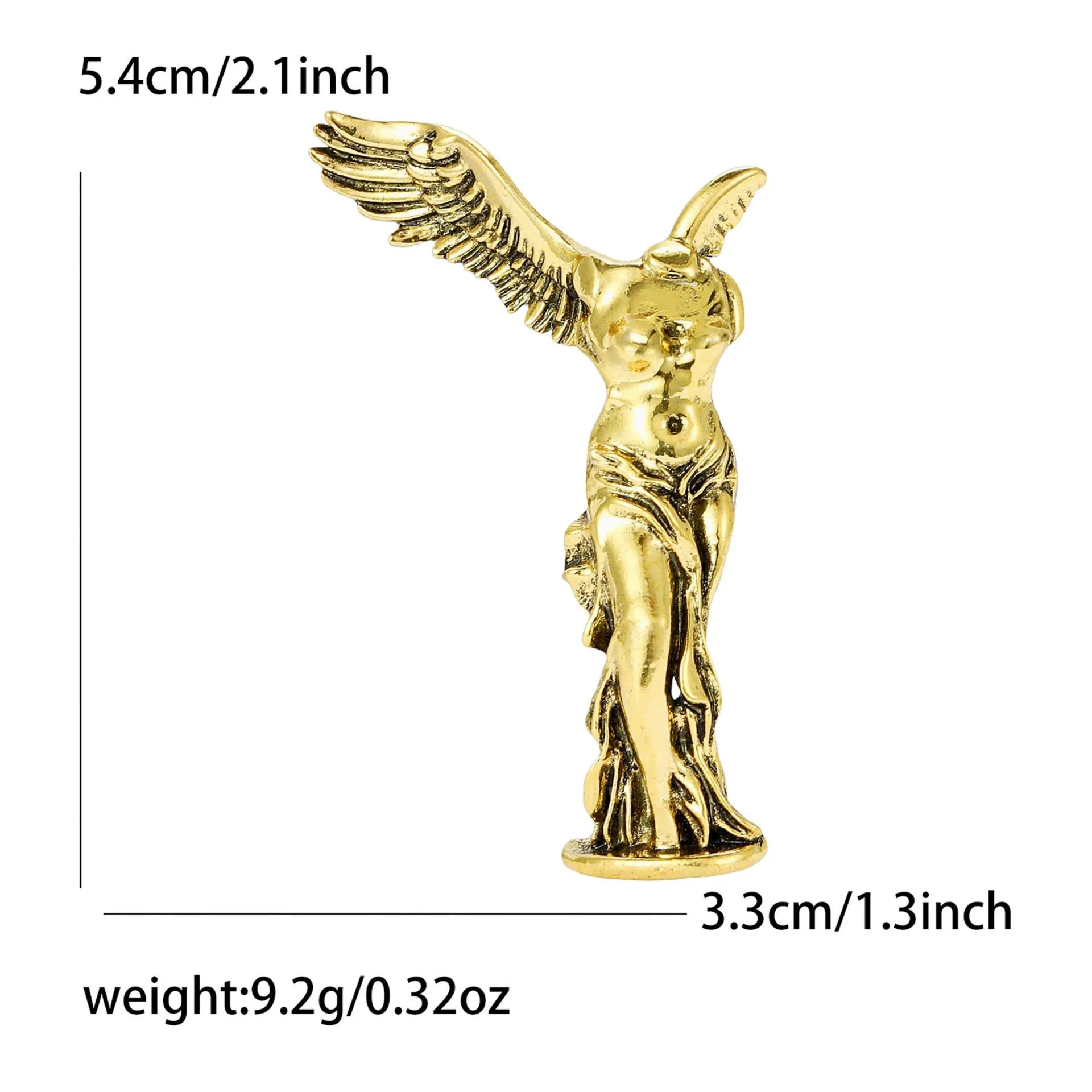 Greek mythology Victory Goddess brooch Lapel Badges Punk Jewelry Gift for Kids Friends