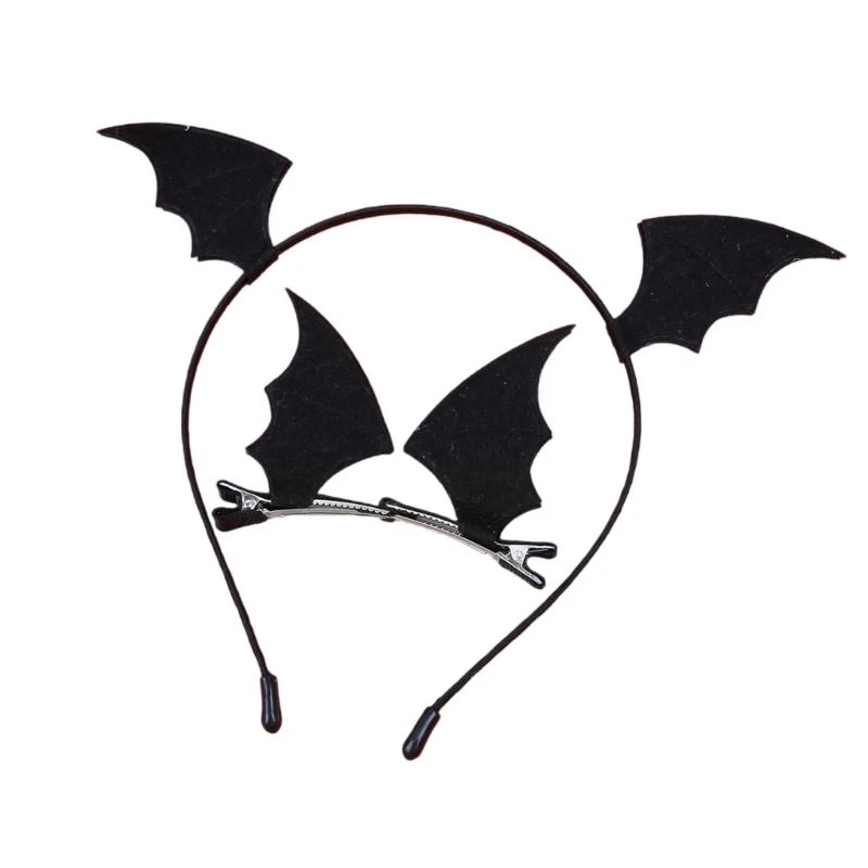 

3pcs Cartoon Devil Horns Hairpins Headband Party Headwear Decoration for Halloween Cosplay and Themed Event 15UB