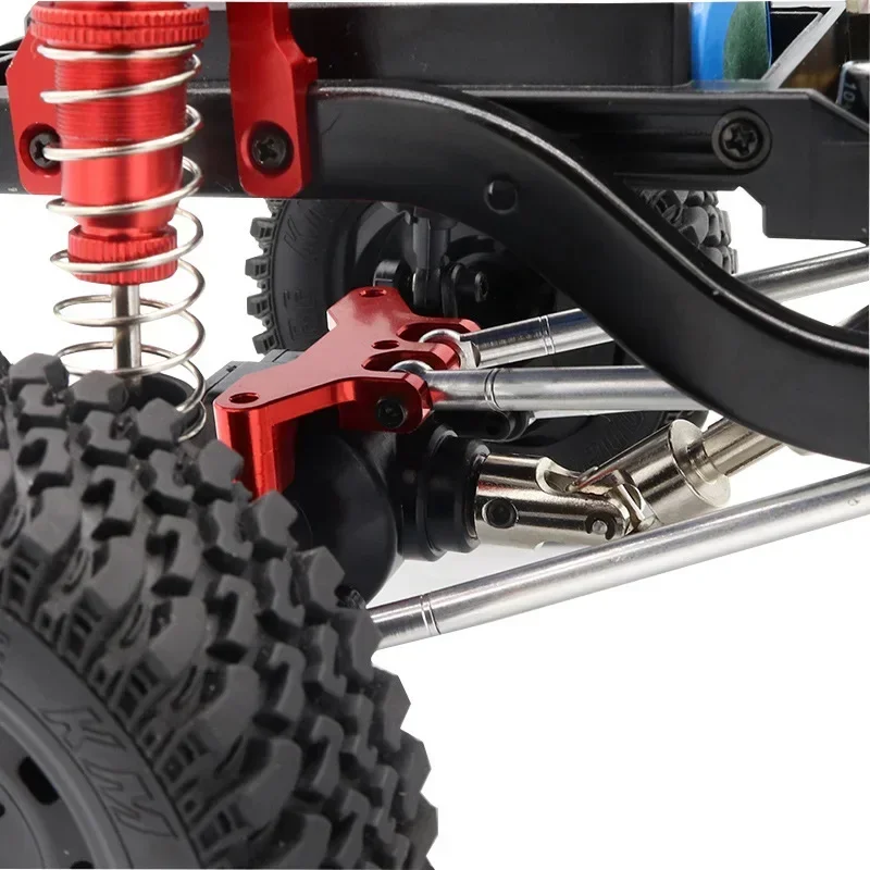 Soporte de engranaje de dirección de Metal, asiento de Base Servo para MN MN86 MN86S MN86KS MN86K 4WD G500 Crawler RC, accesorios modificados para coche