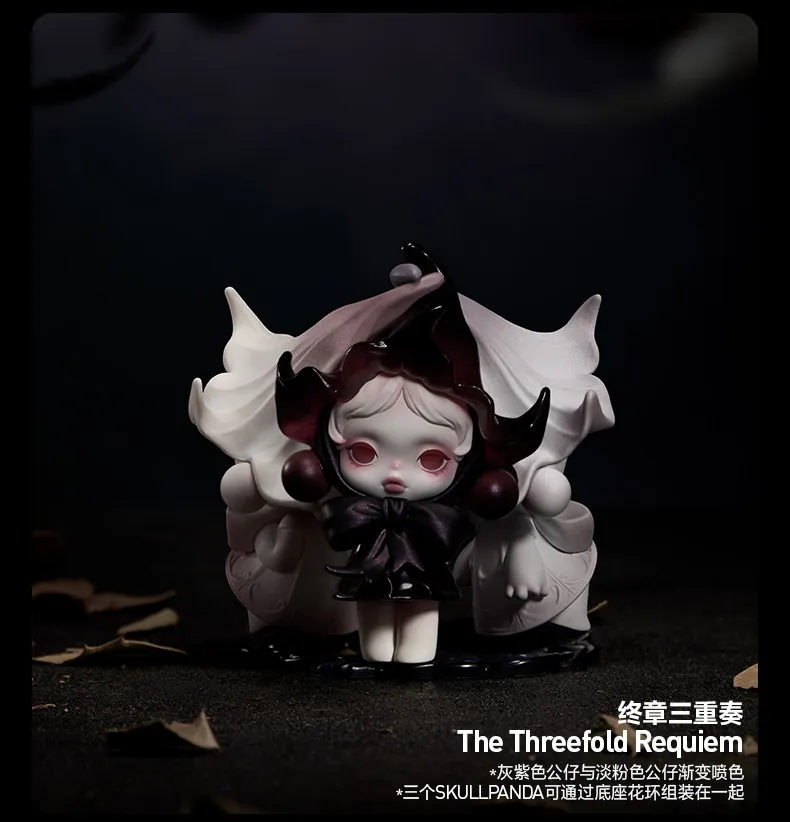 POPMART Skullpanda Petals In Four Acts Series Figuren Blind Box Verzamel Speelgoed Bureaudecoratie Huisdecoratie Figuur Cadeau Voor Volwassenen