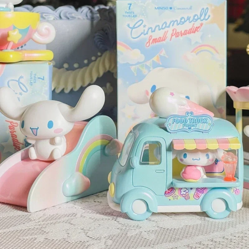 

Фигурки из аниме «маленький рай» Cinnamoroll, экшн-фигурки, кавайная модель из ПВХ, статуэтка, куклы для девочек, подарок на день рождения, игрушка