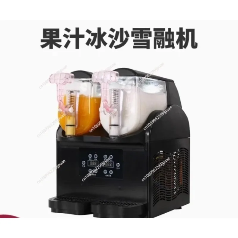 3L Double Tank Frozen Slush Machine Commercial Household Beverage Dispenser Ice Smoothie Juice Frozen Drink Making Equipment