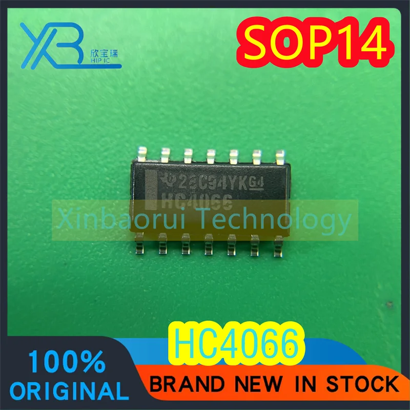 (5/20pieces) SN74HC4066DR 74HC4066 HC4066 4-way analog switch IC single-pole single-throw SPST normally open SOP14 new original