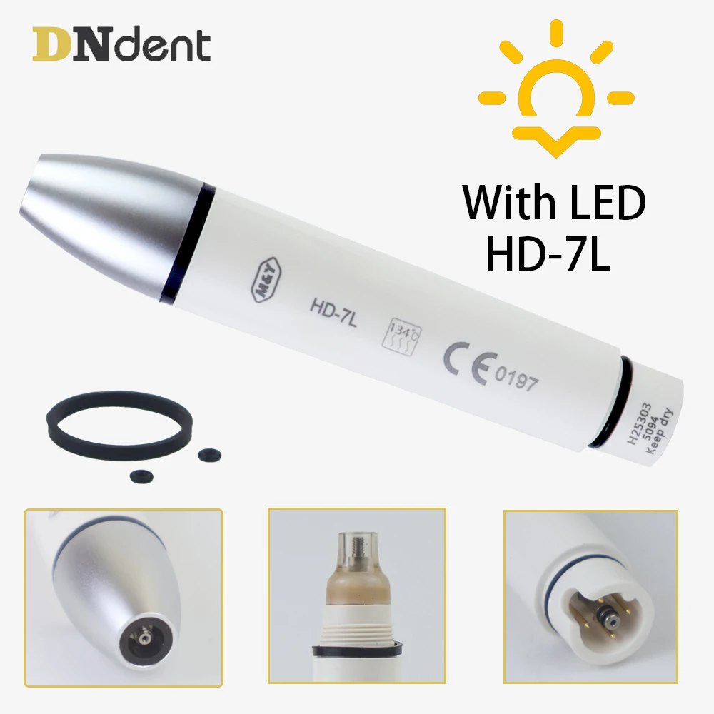 

Ультразвуковые скалеры для стоматологии с LED-подсветкой HD-7L, совместимые с насадками D*E S*telec, съемные трубки, инструменты для отбеливания зубов