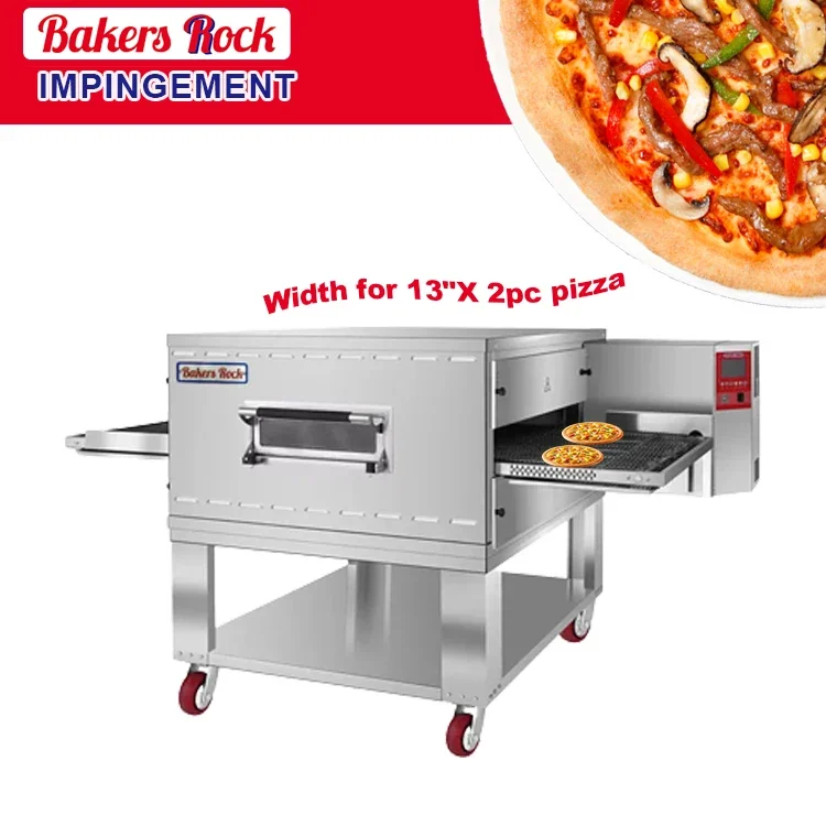 

26 inch big size pizza chain use electric conveyor pizza baking oven pizza chain oven for sale