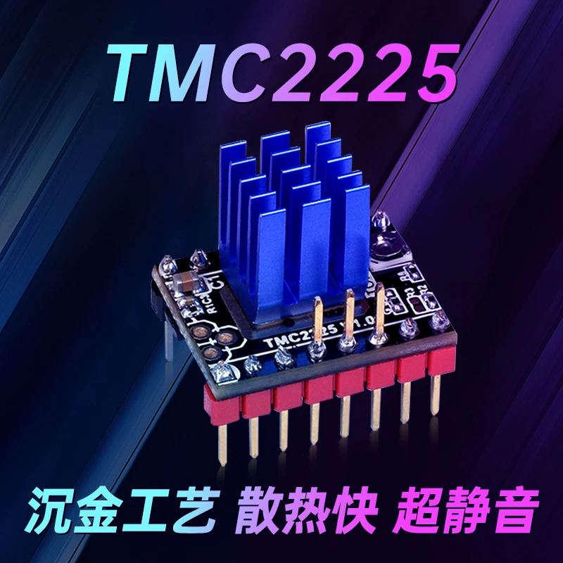 

Модуль платы драйвера двигателя BIGTREETECH, драйвер TMC2225, для 42 шагового двигателя, бесшумный, аксессуар для 3D-принтера
