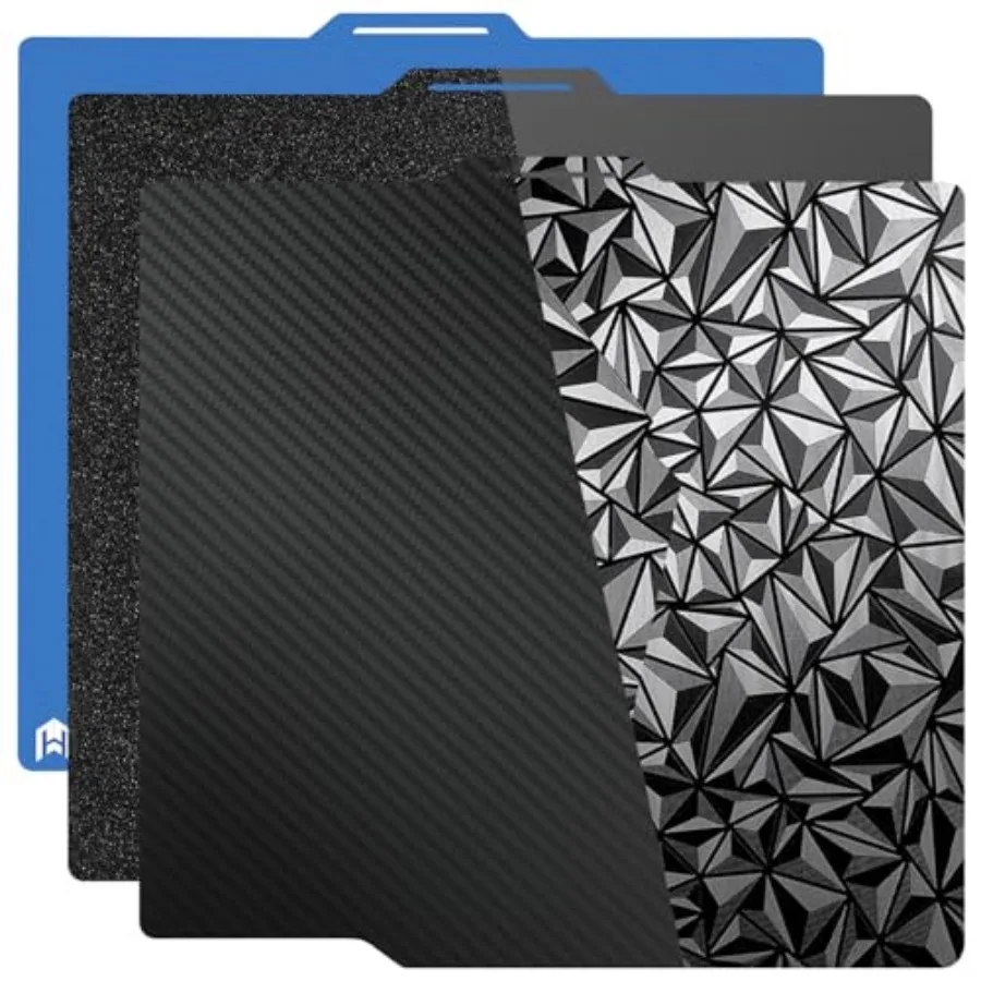 

Пластина для 3D-печати HzdaDeve 3PK P1S для Bambu Lab P2S/X2D/P1S/P1P/A1/X1C/X1E, двусторонняя текстурированная, холодная PEI, двойная гладкая PEO/PET пластина S
