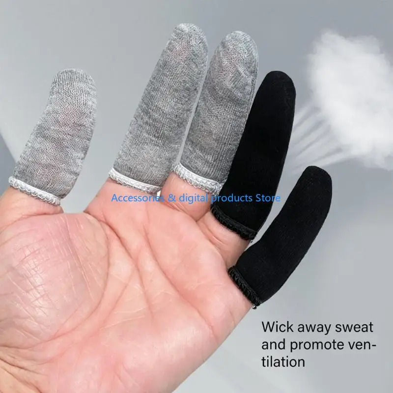 77JD Multifunction Cotton Finger Protectors Sweat Absorbing Control For Detailed Woodworking & Repairs Finger Sleeve