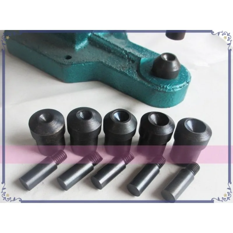 Double Cap Rivets Mold For Hand Press Machine  Double Side Ram Dies Fastener Buttons Installation Tools For Leathercraft