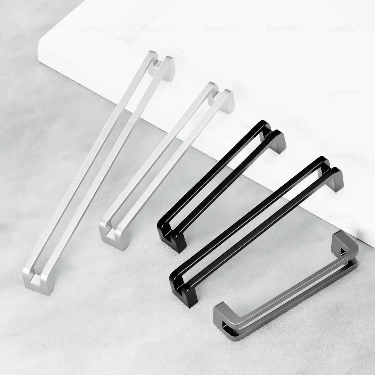 Gray Black Brushed Kitchen Cabinet Pulls Handle Nordic Furniture Handles for Cabinets and Drawers Knobs Kitchen Accesso Hardware