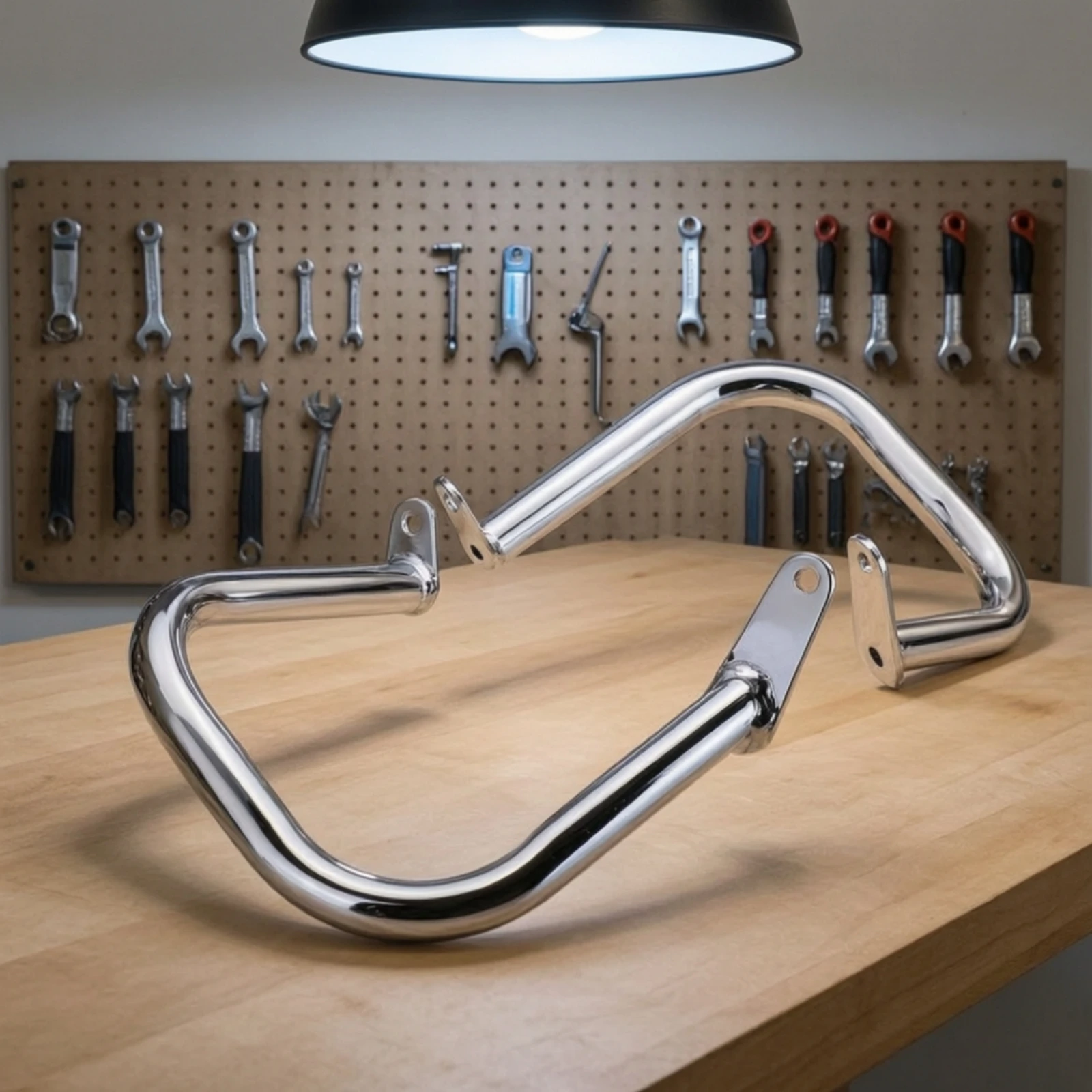Motorcycle Crash Bar Set Safeguarding Cylindrical Engine Guard Motorcycle Highway Hoops Corrosion-Resistant Universal