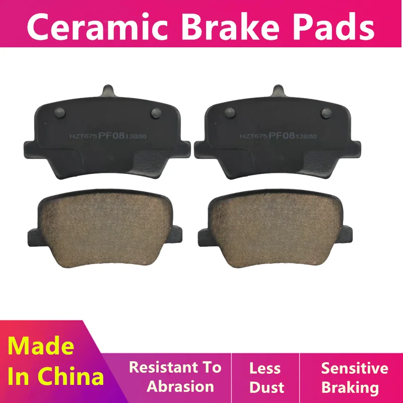 Ceramic Brake Pads For Geely Xingrui Preface 1.5t 2.0t/2020 2021 2022 2023 2024/Auto Parts Front/Rear