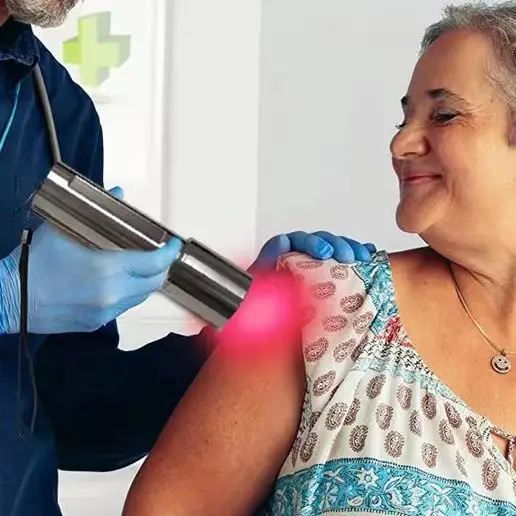 Advanced 5-LED Red Light Therapy Torch - 470nm/630nm/660nm/850nm/940nm Combination for Complete Body Wellness