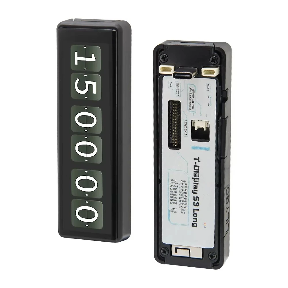 T-Display-S3-Long ESP32-S3 3.4'' 180*640 Capacitive Touch TFT LCD Development Board 5V WIFI BT QSPI Product LCD Modules