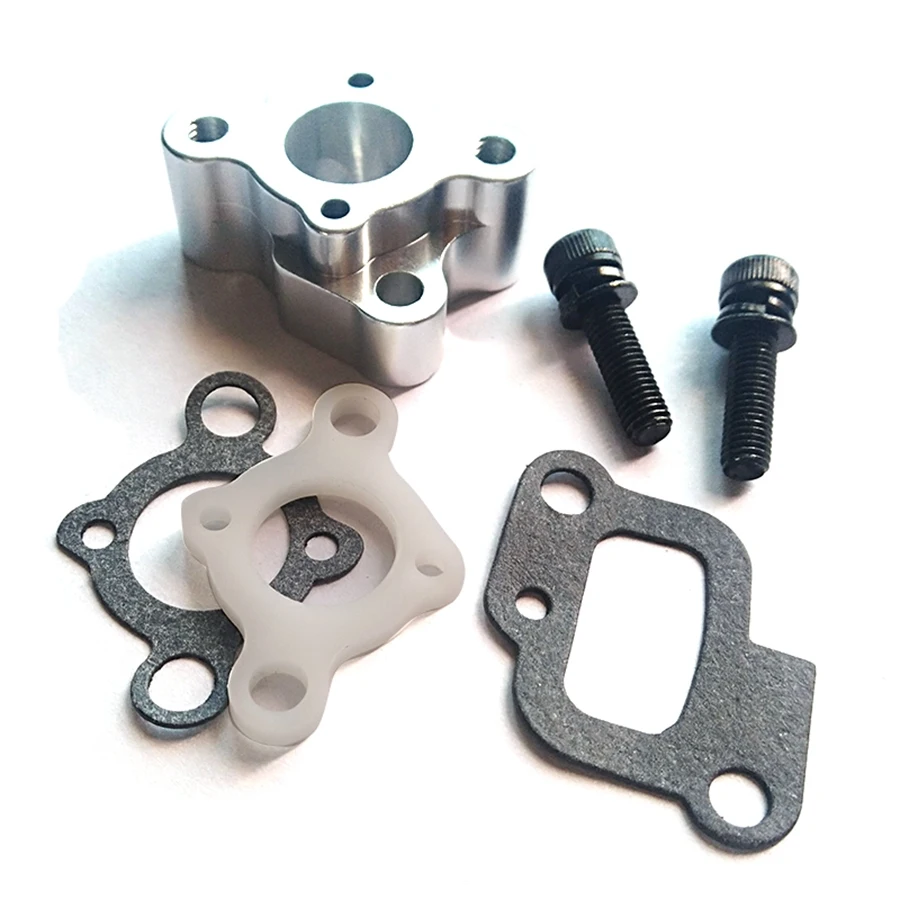 Conjunto de coletor de admissão CNC para motor a gás 23-30,5Cc Zenoah Baja 5B 5T 5Sc 5Ive-T Rovan Motor