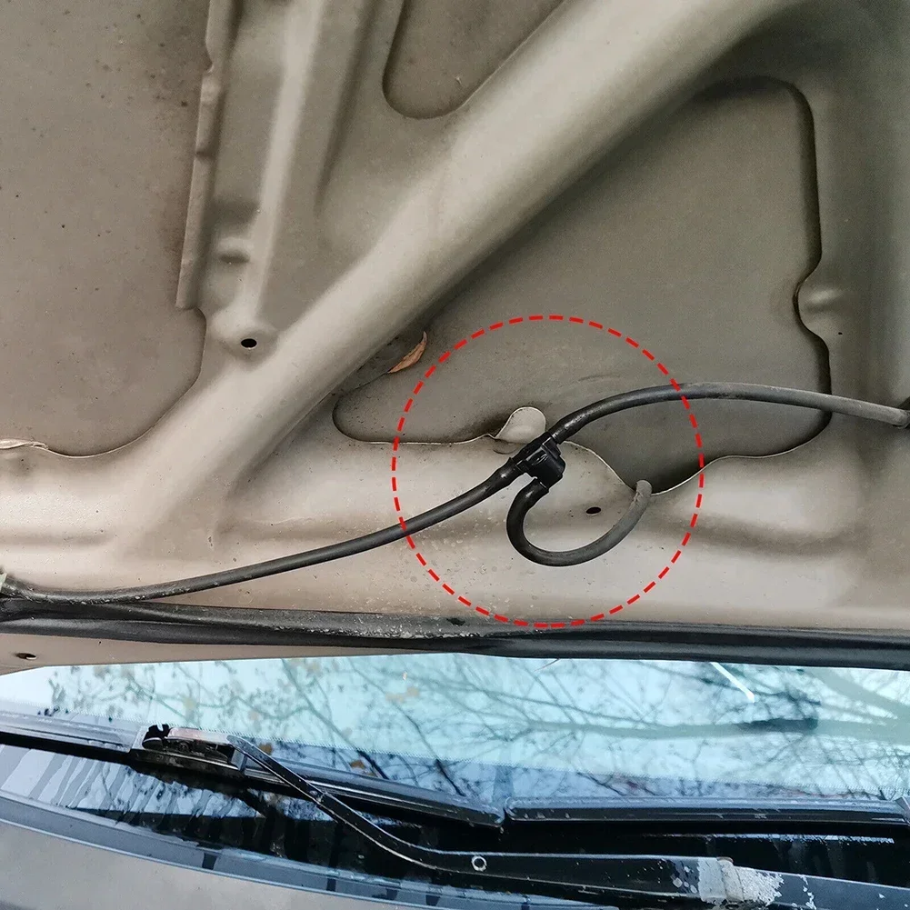 1 szt. dla Corolla dla zaworu zwrotnego wycieraczki Lexus 8532128020 Akcesoria Czarne plastikowe części zamienne do spryskiwaczy przedniej szyby