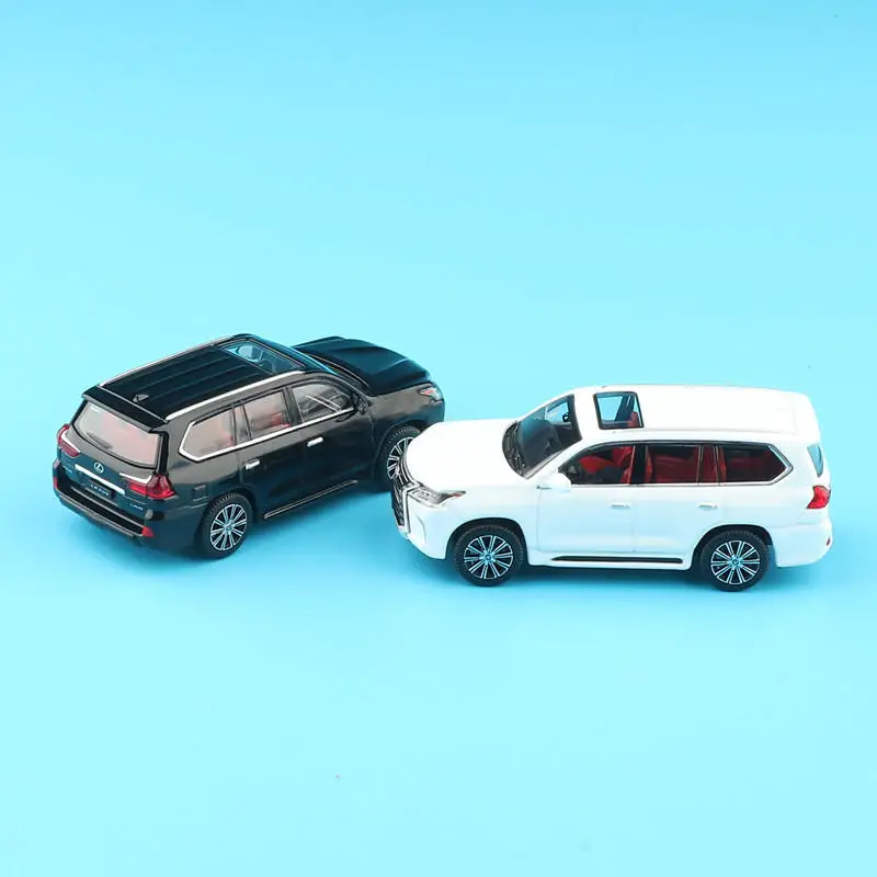 JKM 1:64 LX570 2016 SUV samochód ze stopu Diecasts i pojazdy zabawkowe Model samochodu miniaturowy model samochodu w skali dla dzieci