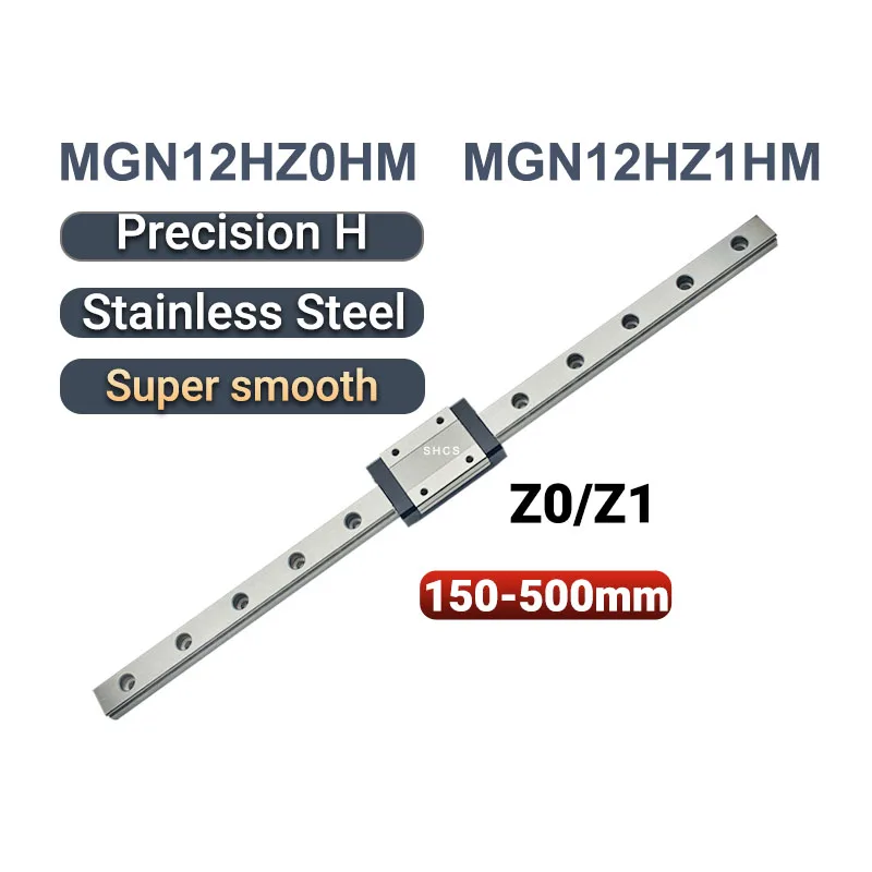 Линейная направляющая SHCS MGN12H, высокоточная, из нержавеющей стали MGN12HZ0HM MGN12HZ1HM