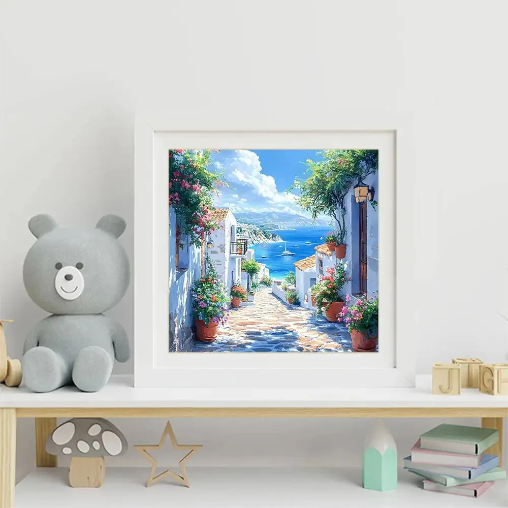 

500/1024PCS Jigsaw Puzzles Town Landscape for Gameroom Bedroom Livingroom Gift Suitable As A Frameless Holiday Gift