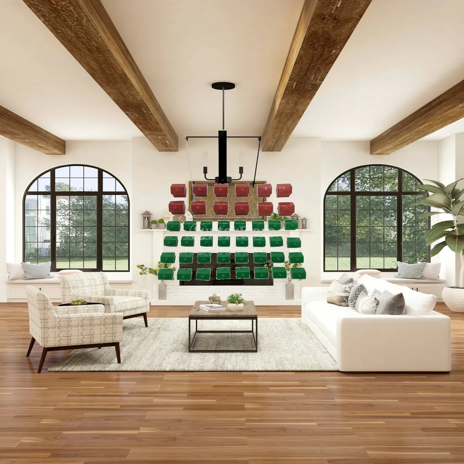 Plastic Hotels Houses Game Piece Set Easy to Use Replacement for Creative Games Players