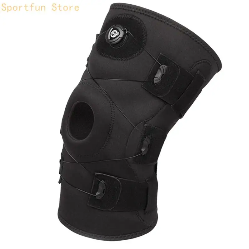 Rotating Dials Knee Support Stabilizers Breathable Neoprene For Sports Injury Prevention & Recovery X7JD
