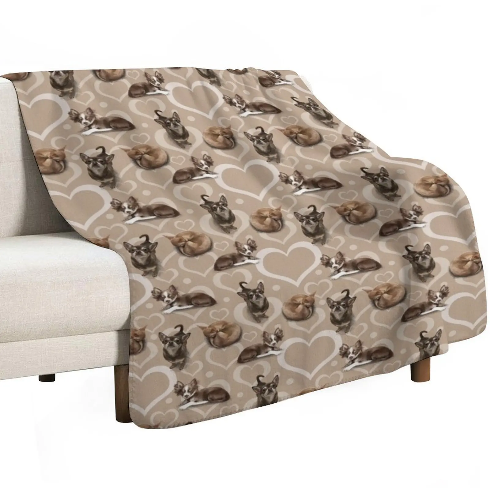 

The Chihuahua Throw Blanket Camping Designers Fashion Sofas Blankets