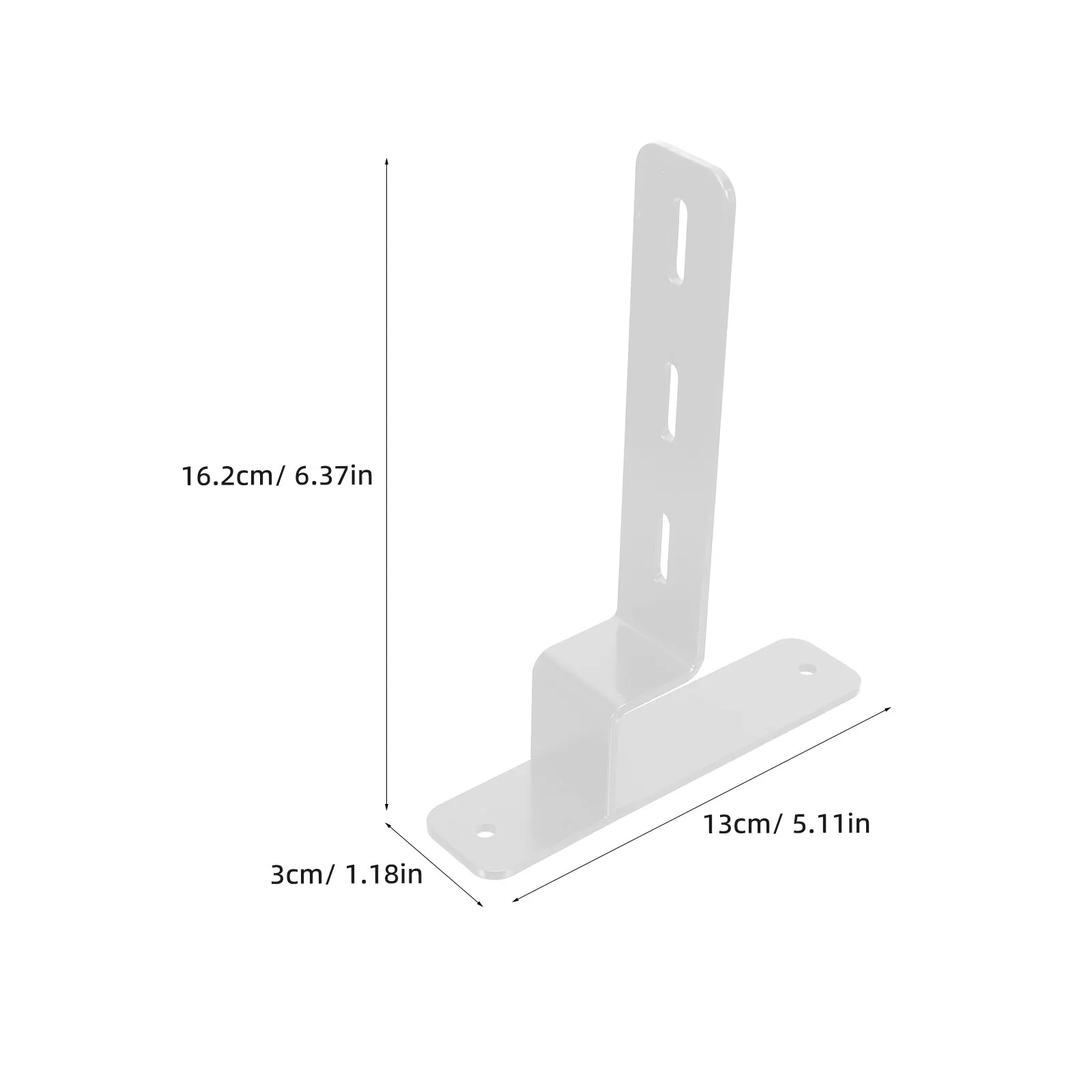 2Pcs Desk Pegboard Brackets Metal Support Tabletop Fixing Bracket for Desktop Pegboard Panel Display Home Office Organizer