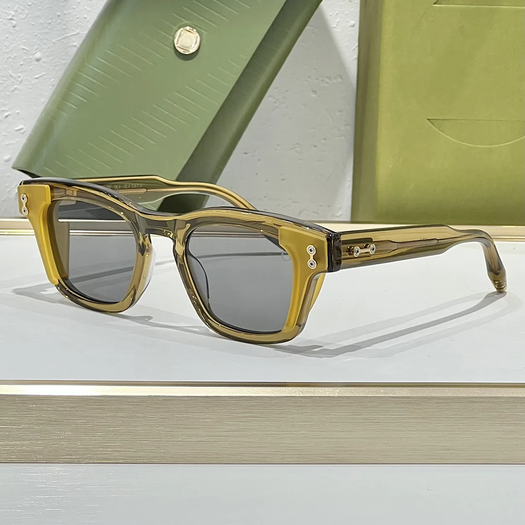 Belight البصرية اليابان فريد الحرفية 8.0 مللي متر رشاقته اليدوية خلات الرجال النساء خمر النظارات الرجعية وصفة طبية عدسة AKS-104