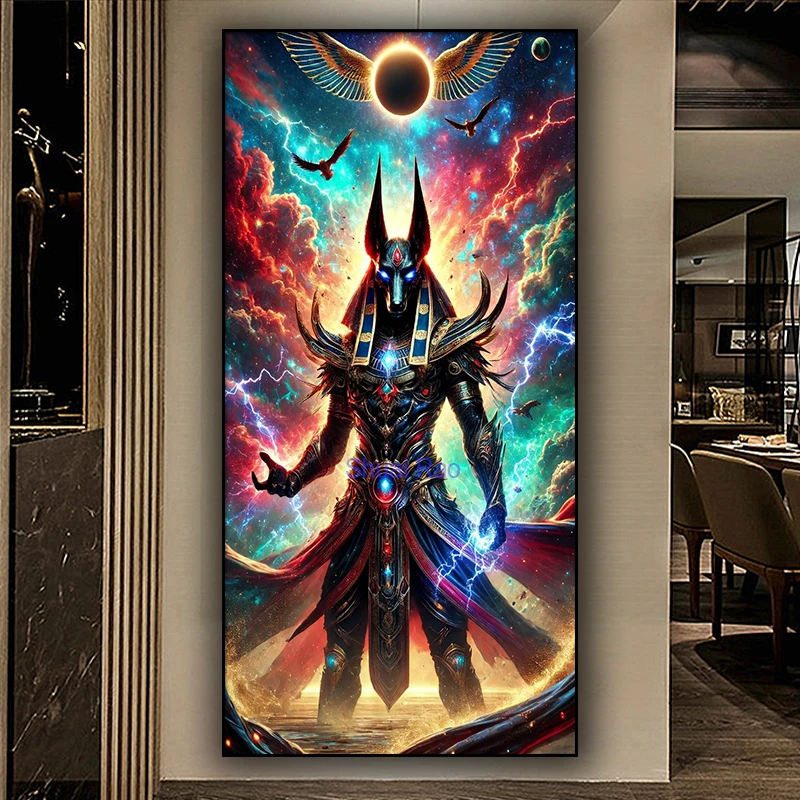 Anubis The Protector of Souls diamond painting New 2024 Full square round Diy Diamond mosaic set Embroidery Large Art Home decor