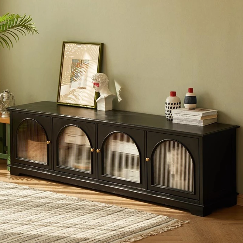 French Luxury Tv Stand Glam Glass Modern Trendy Tv Stand Home Lounge Decor Aesthetic Mueble De Sala Modernos Cabinet Furniture
