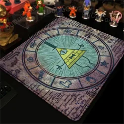 18x22CM Small Size Non-slip Rubber Mousepad Company Table Mats Carpet Bill Cipher Desk Pad Anime Mouse Pad Gravity Fall Mice Pad