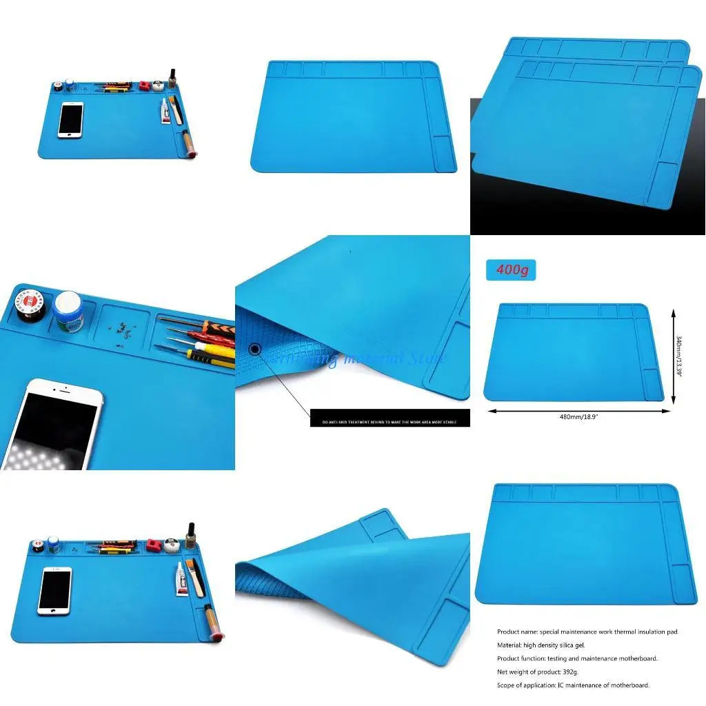 

Y5GD 480X340mm High Temperature Insulation Pad Maintenance Platform Soldering Station