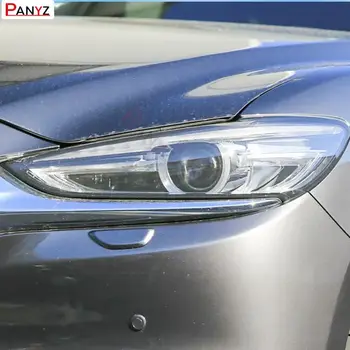 2片裝汽車頭燈透明TPU貼紙大燈保護膜,適用於馬自達3 6 CX-3 CX-5 CX-9配件 10 最佳銷售 馬自達2轎車 - №7