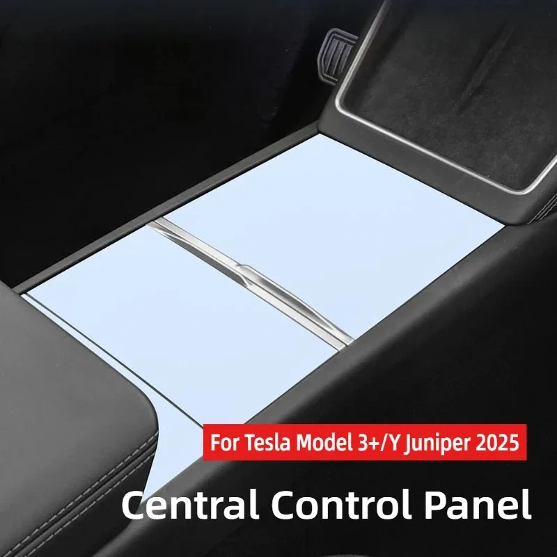 

Центральная панель управления для Tesla Model 3 Highland, Model Y Juniper 2025: Защитная накладка на центральный подлокотник, аксессуары для автомобиля