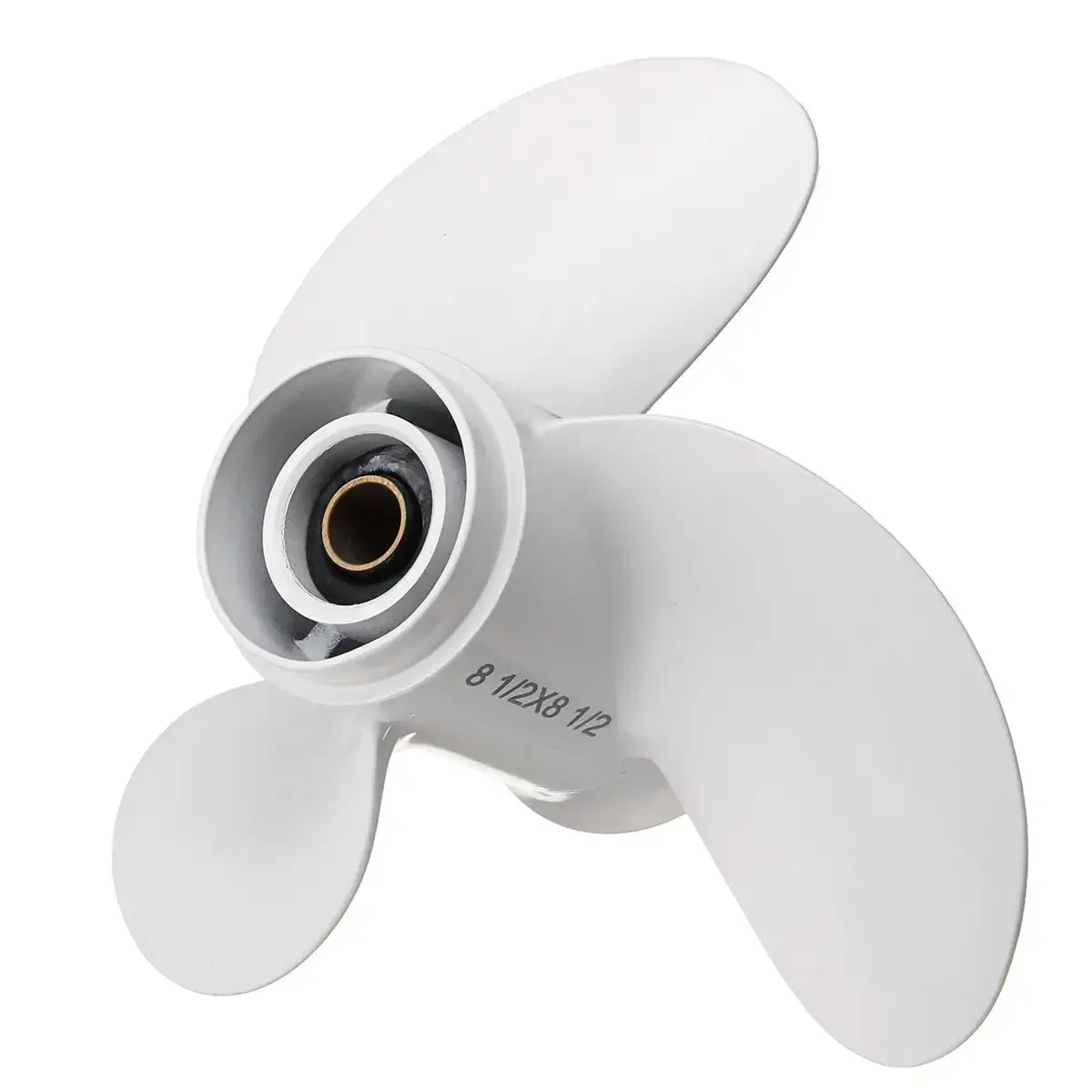 For Yamaha 6-8HP 6G1-45941-00-EL Aluminum Alloy 8 1/2 x 8 1/2 Boat Outboard Propeller 3 Blade 7 Spline Tooth Marine Propellers