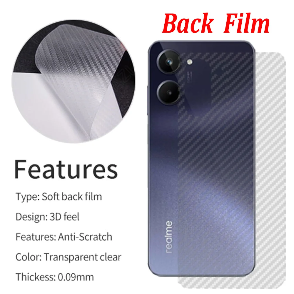 Pelicula, Film Screen Protectors For Realme 10 5G Tempered Glass Realme10 Front Back Protector Film Realmi 10 9 Pro Plus Vidro Temperado Realme GT 2 Pro Neo2 Full Cover HD Film Realmi GT Neo 2T 3T Phone Accessories