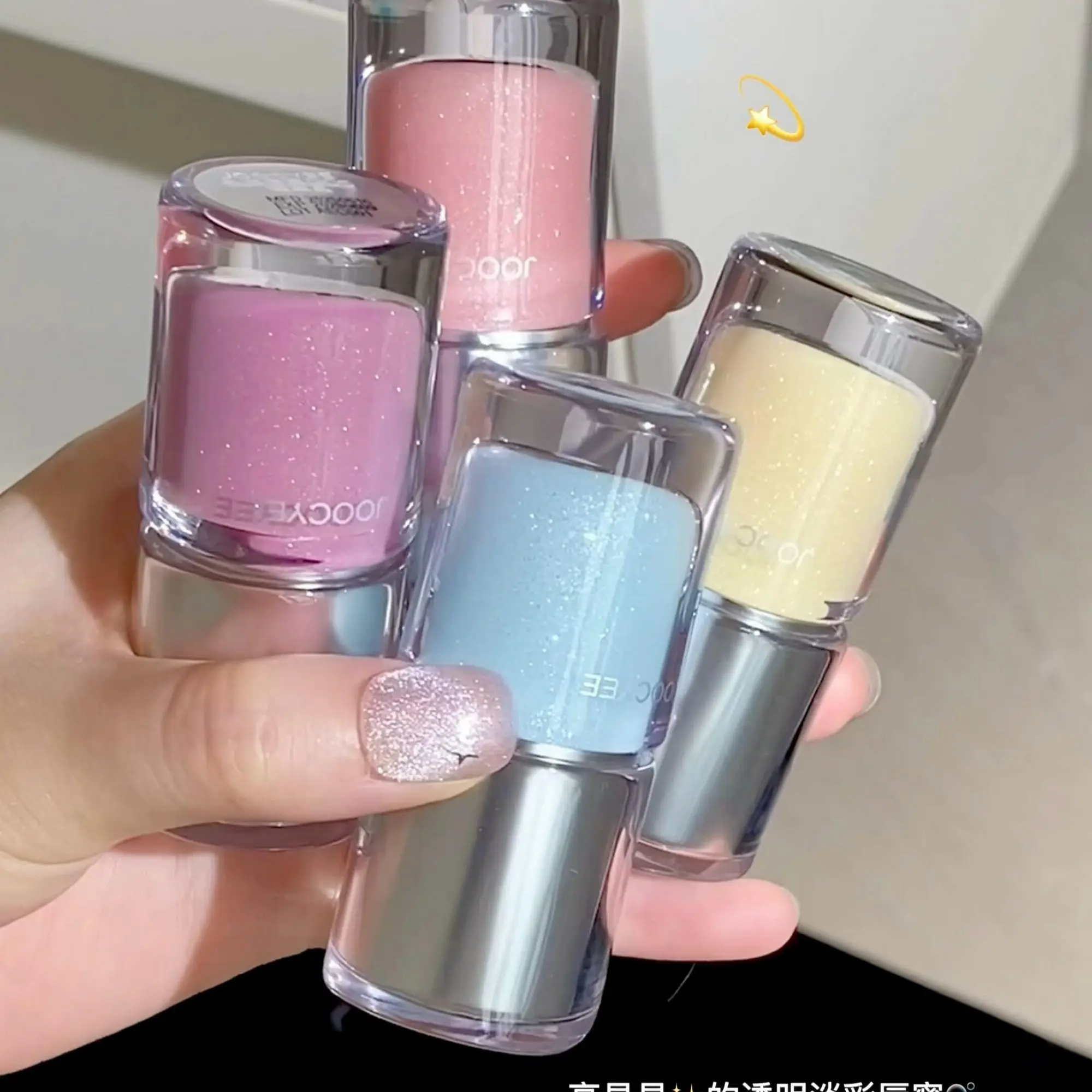 

JOOCYEE жидкая губная помада, зеркальная глазурь для губ, долговечная антипригарная чашка, летний ледяной полупрозрачный водный легкий блеск для губ, сексуальный макияж губ