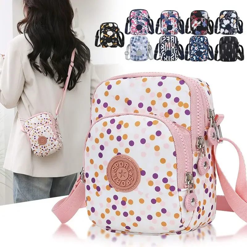 2024 New Fashion Multifunctional Lightweight printed shoulder bag Phone storage bag