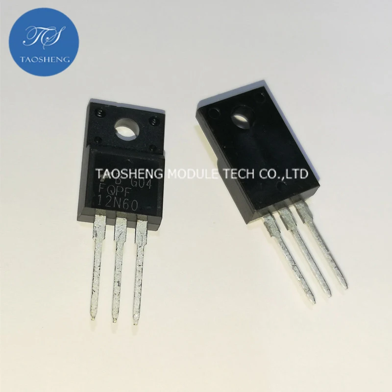 1PCS 100% New&Original FQPF12N60 12A/600V TO-220F【TAOSHENG】MODULE #TS10059